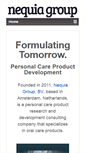 Mobile Screenshot of nequia.com